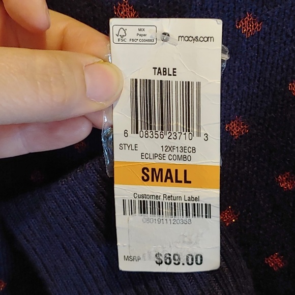 Maison Jules | "Eclipse" Polka Dot Sweater | S - Picture 7 of 8